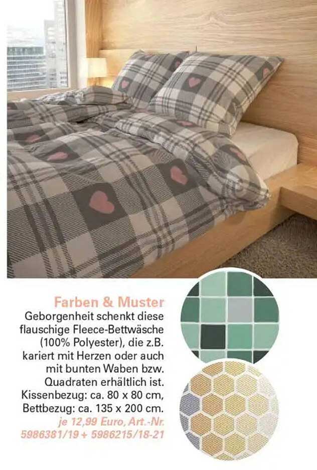 Fleece-Bettwäsche