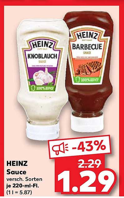 HEINZ KNOBLAUCH SAUCE