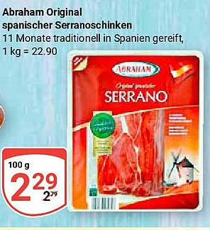 Abraham Original spanischer Serranoschinken