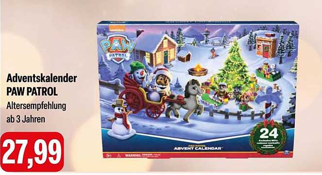 Adventskalender PAW PATROL