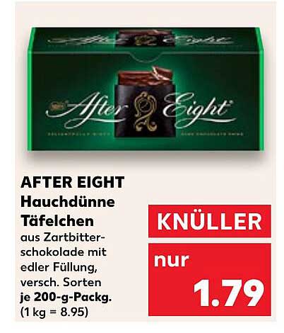 AFTER EIGHT Hauchdünne Täfelchen