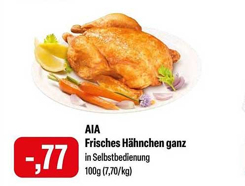 AIA Frisches Hühnchen ganz