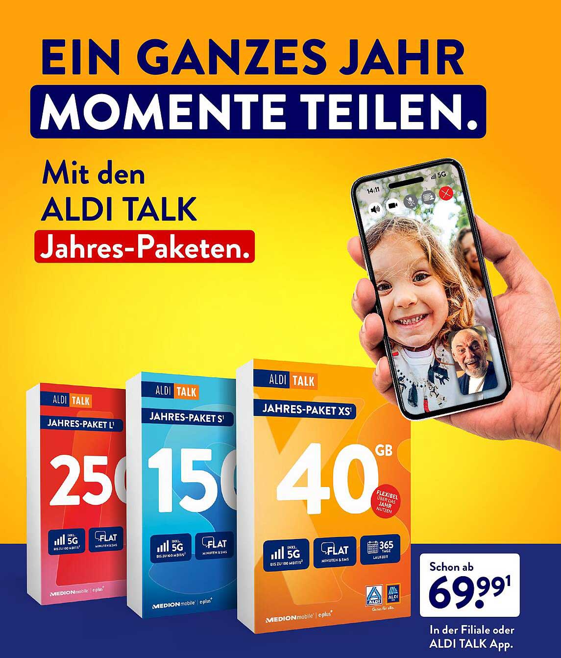 ALDI TALK Jahres-Paketen