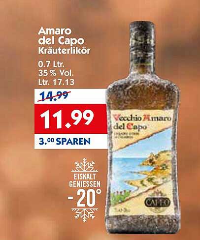 Amaro del Capo Kräuterlikör