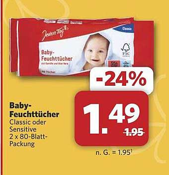 Baby-Feuchttücher