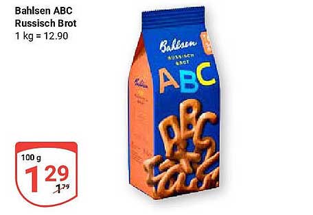 Bahlsen ABC Russisch Brot