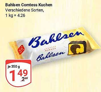 Bahlsen Comtess Kuchen