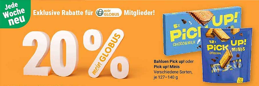 Bahlsen Pick up! oder Pick up! Minis