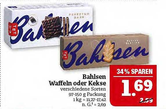 Bahlsen Waffeln oder Kekse