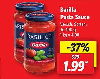 Barilla Pasta Sauce