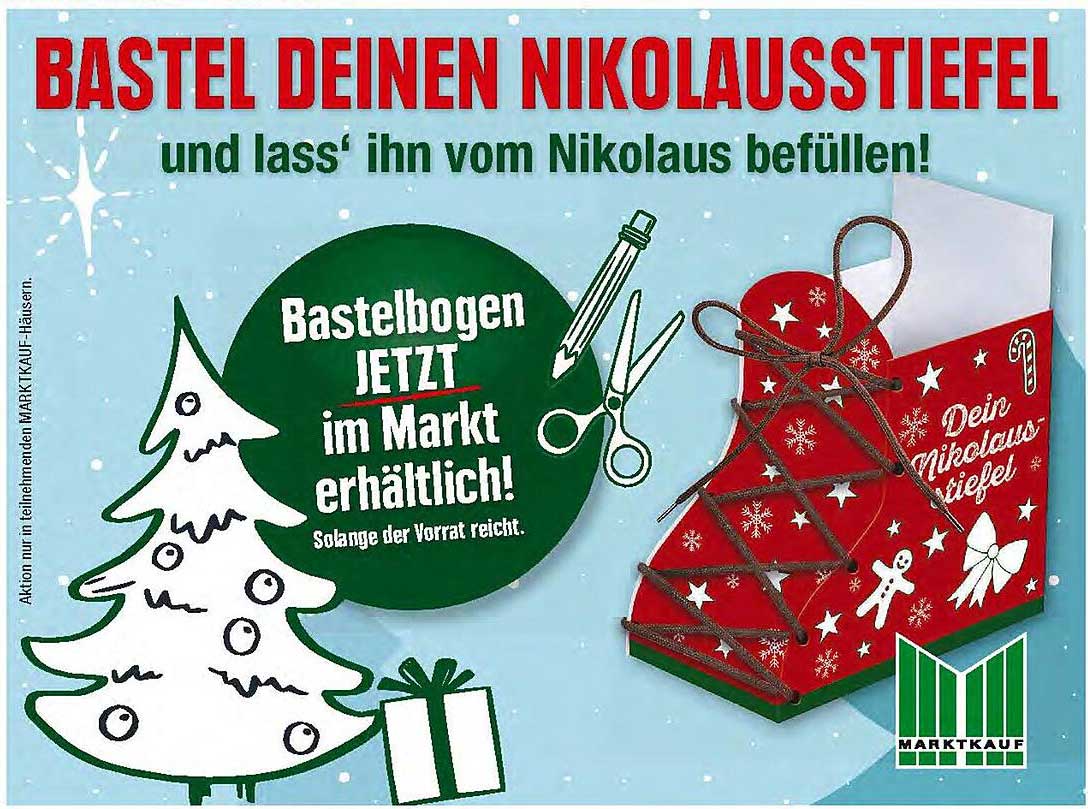 Bastel deinen Nikolausstiefel