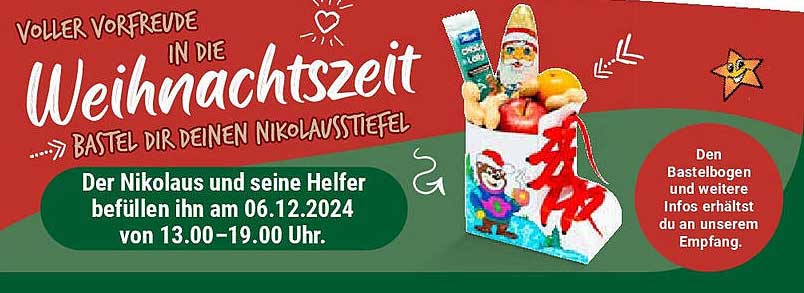 Bastel dir deinen Nikolausstiefel