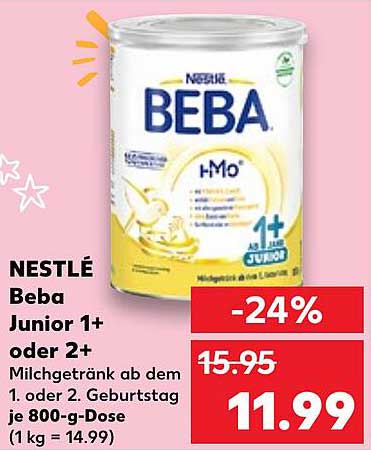 Beba Junior 1+ oder 2+