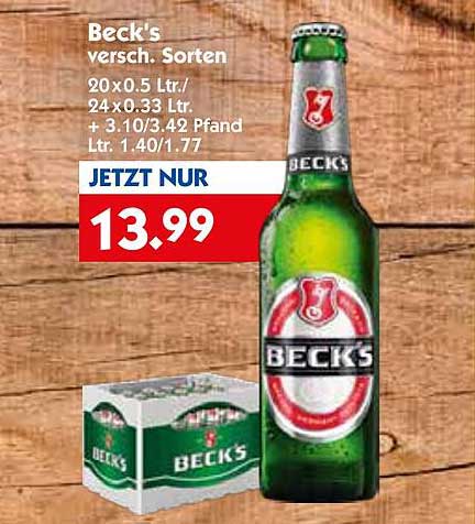 Beck's versch. Sorten