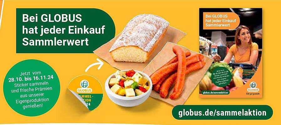 Bei GLOBUS hat jeder Einkauf Sammlerwert