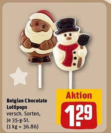 Belgian Chocolate Lollipops