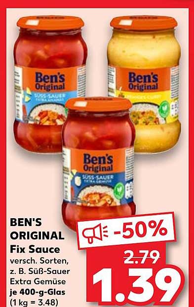 BEN'S ORIGINAL Fix Sauce