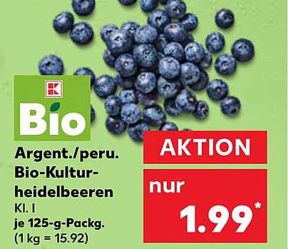 Bio-Kulturheidelbeeren