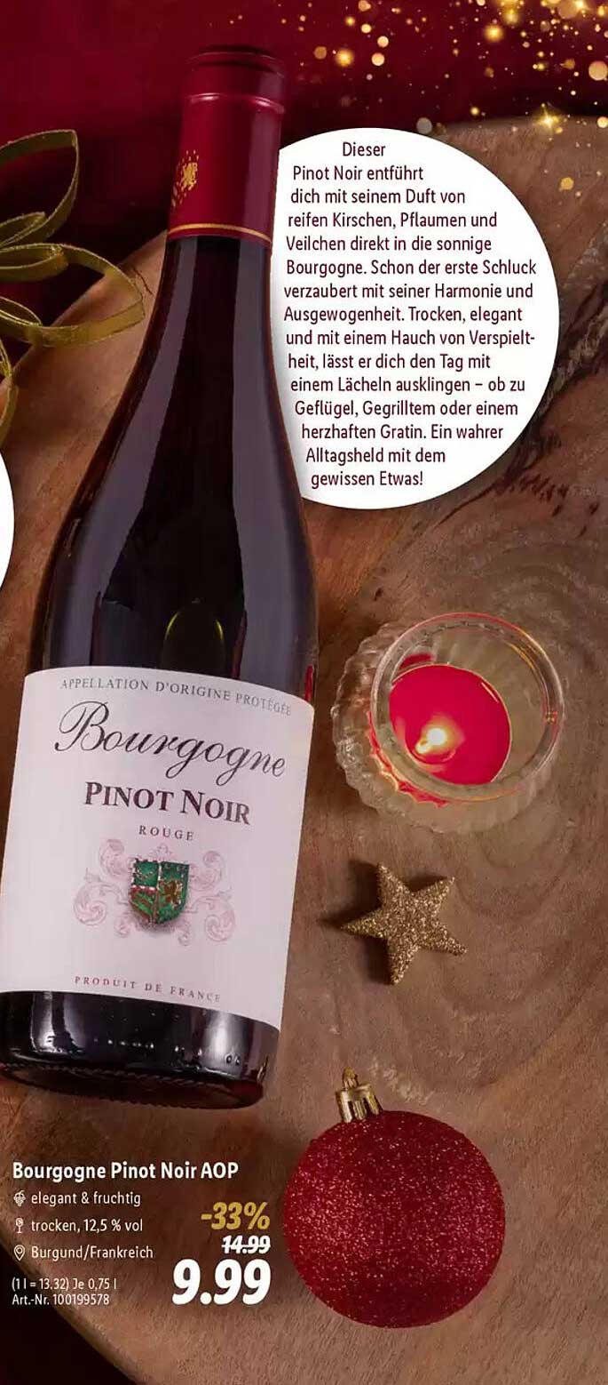 Bourgogne Pinot Noir AOP