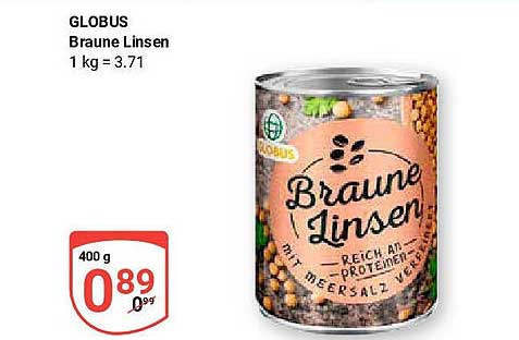 Braune Linsen