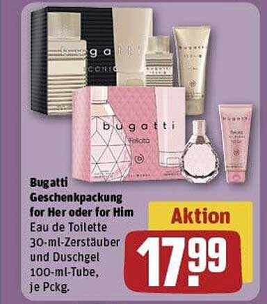 Bugatti Geschenkpackung for Her oder Him