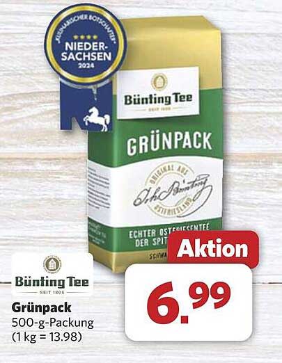 Bünting Tee Grünpack