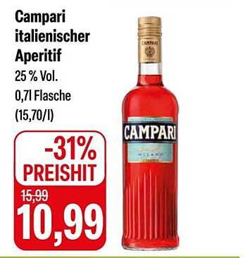 Campari italienischer Aperitif