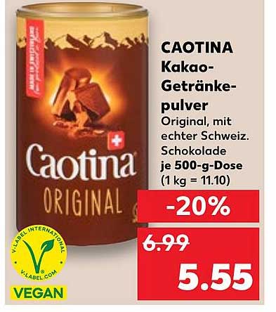 CAOTINA Kakao-Getränkepulver