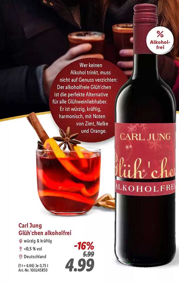 Carl Jung Glüh'chen alkoholfrei