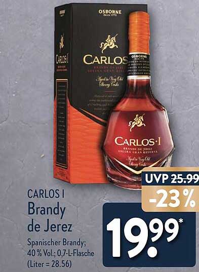 CARLOS I Brandy de Jerez