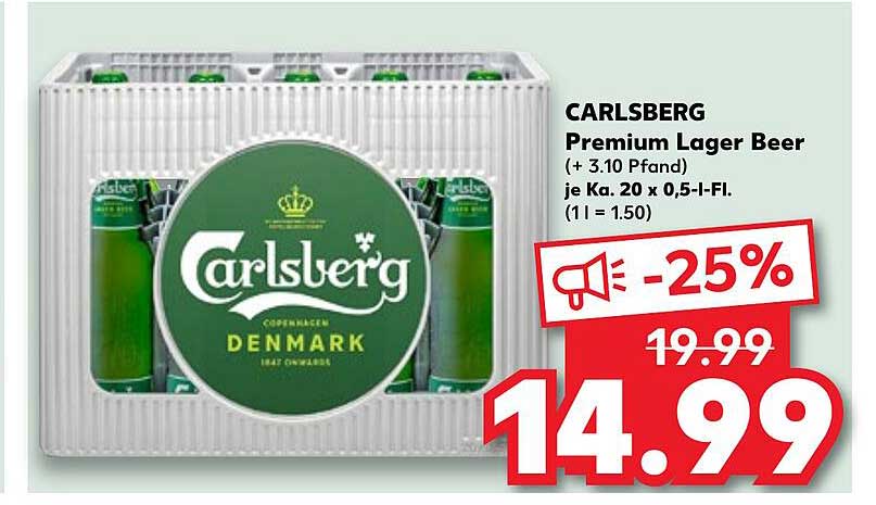 CARLSBERG Premium Lager Beer