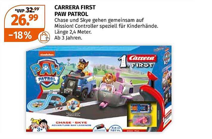 CARRERA FIRST PAW PATROL