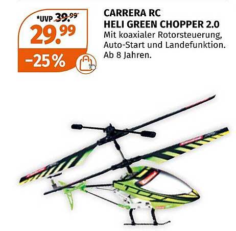 CARRERA RC HELI GREEN CHOPPER 2.0