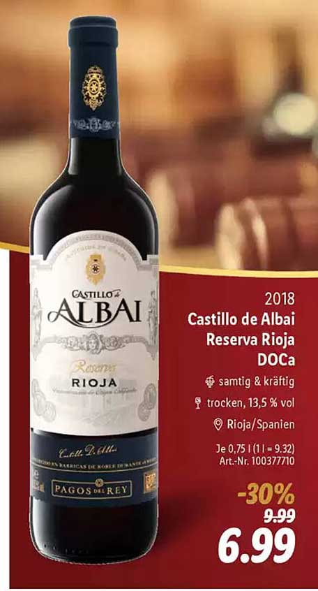 Castillo de Albai Reserva Rioja DOCa