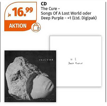 CD - The Cure - Songs Of A Lost World oder Deep Purple – =1 (Ltd. Digipak)