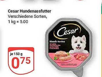 Cesar Hundenassfutter