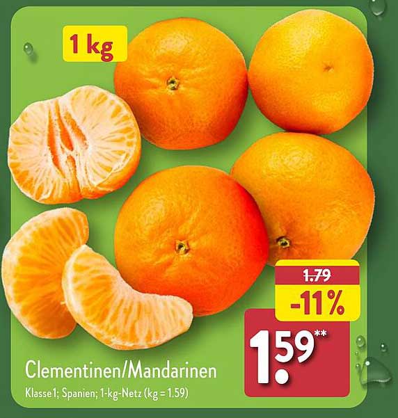 Clementinen/Mandarinen