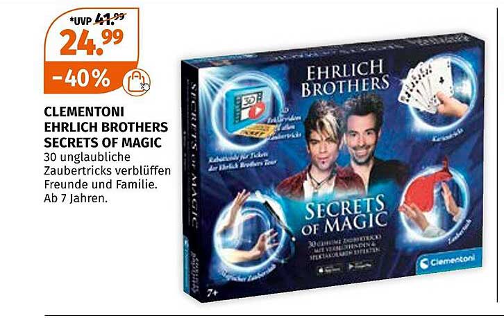 CLEMENTONI EHRLICH BROTHERS SECRETS OF MAGIC