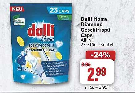 Dalli Home Diamond Geschirrspül Caps