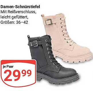 Damen-Schnürstiefel