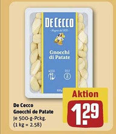 De Cecco Gnocchi de Patate