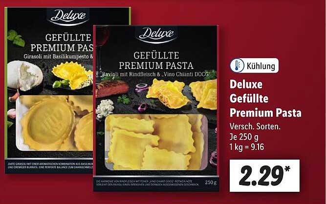 Deluxe Gefüllte Premium Pasta