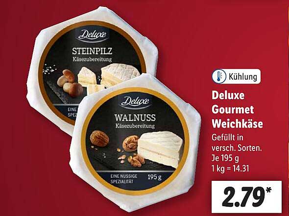 Deluxe Gourmet Weichkäse