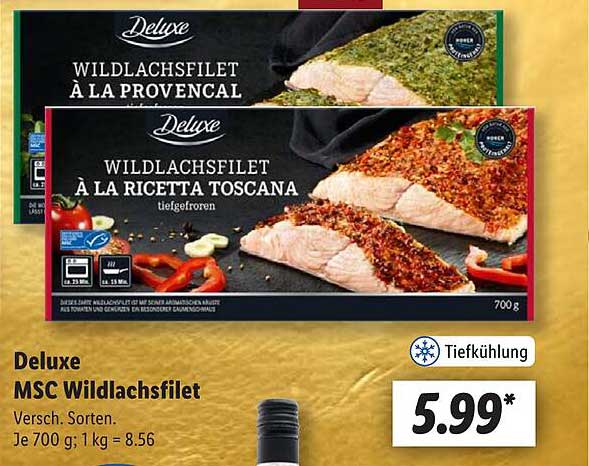 Deluxe MSC Wildlachsfilet