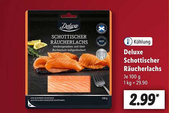 Deluxe Schottischer Räucherlachs