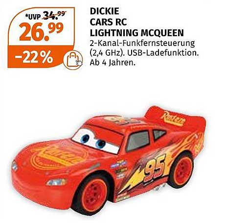 DICKIE CARS RC LIGHTNING MCQUEEN