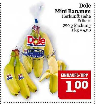 Dole Mini Bananen