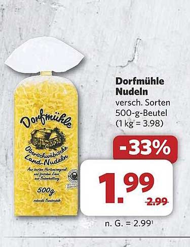 Dorfmühle Nudeln