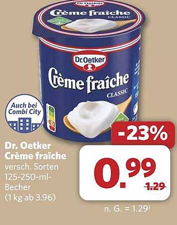 Dr. Oetker Crème fraîche CLASSIC