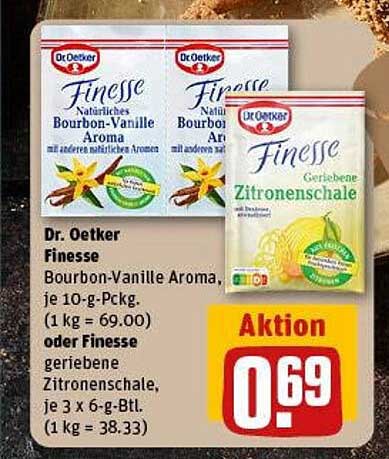 Dr. Oetker Finesse Bourbon-Vanille Aroma